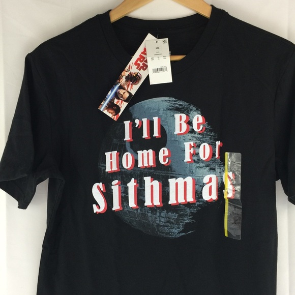 Star Wars I'll be home for sithmas t shirt men’s S - Picture 2 of 6
